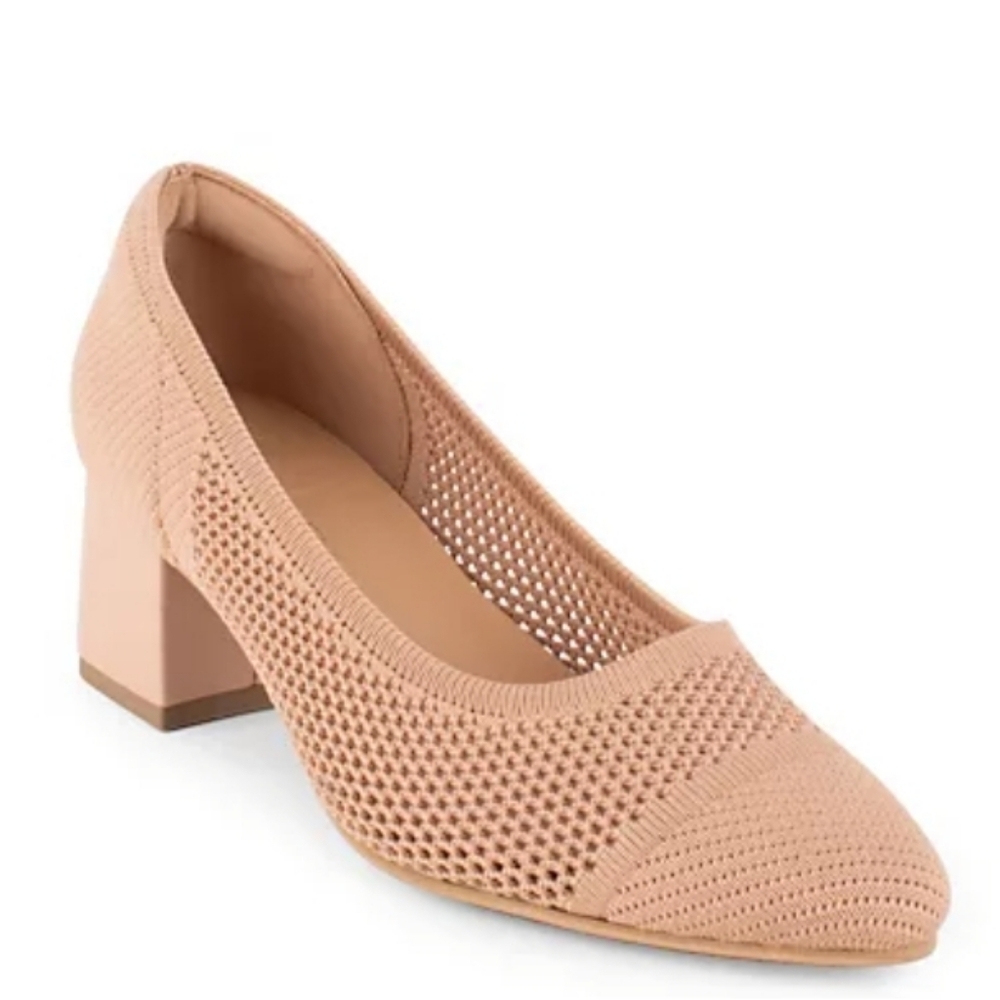 BRAND NEW TAHARI LOW-HEEL POINTED TOE KNIT FLAT